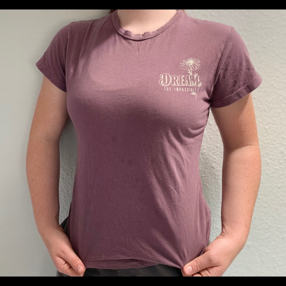 Purple “Dream the Impossible” T-shirt